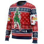 Get Festive with Xmas Tree Gundam Ugly Christmas Sweater – Perfect Holiday Gift!