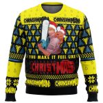 Get Festive with Chainsaw Man Christmas Ugly Sweater – Make It Feel Like Christmas!
