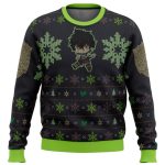 Get Festive with Yuno Black Clover Ugly Christmas Sweater – Limited Edition Fun!