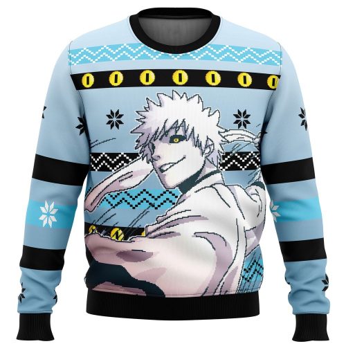 Stylish Zangetsu Bleach Ugly Christmas Sweater: Perfect Holiday Attire!