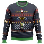 Get Festive with Zelda Santa Link Ugly Christmas Sweater – Limited Edition Holiday Apparel
