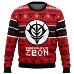 Get Festive with Zeon The Gundam Ugly Christmas Sweater – Perfect Holiday Attire!