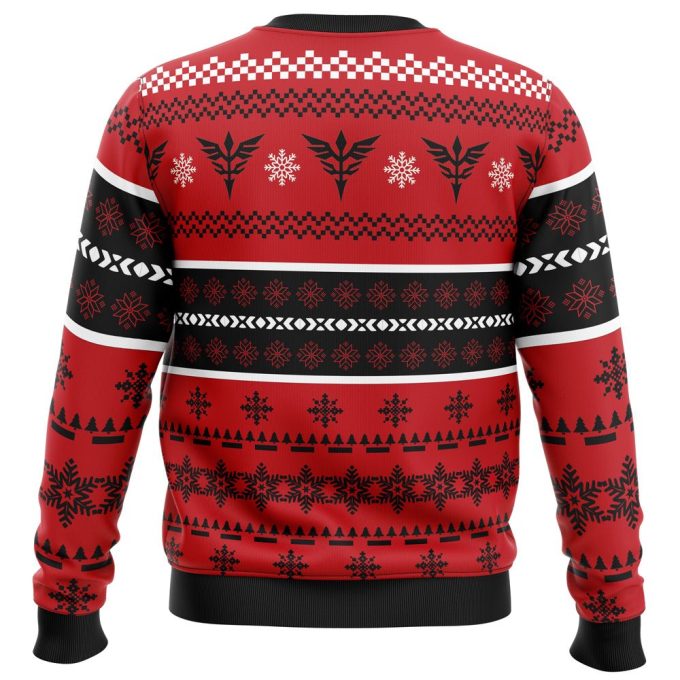 Get Festive with Zeon The Gundam Ugly Christmas Sweater – Perfect Holiday Attire!