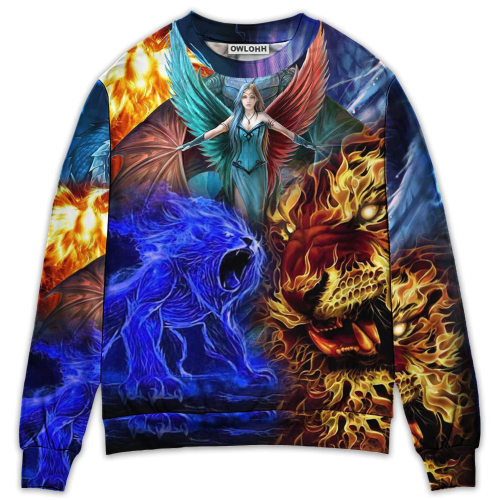 Dragon What Different In Here - Sweater - Ugly Christmas Sweaters 3D AOP Shirt