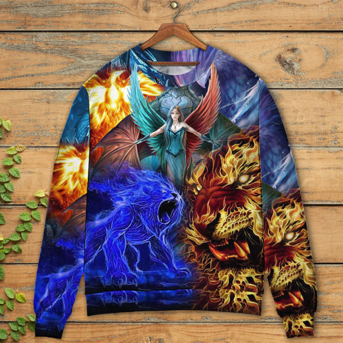 Dragon What Different In Here – Sweater – Ugly Christmas Sweaters 3D AOP Shirt