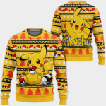Pokemon Anime Pikachu 67 Ugly Sweater – Perfect Gift for Pokemon Anime Fans