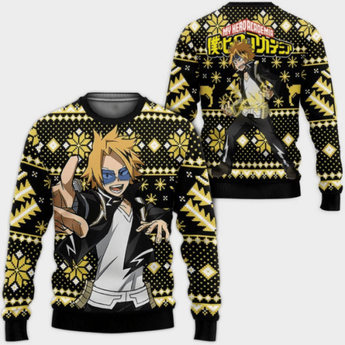 My Hero Academia Denki Kaminari 32 Ugly Sweater – Perfect Anime Gift for Fans