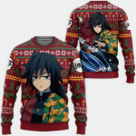Demon Slayer Giyu Tomioka Ugly Sweater – Perfect Anime Gift!