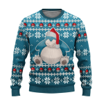 Pokemon Anime Snorlax 20 Ugly Sweater Gifts – Perfect Pokemon Fan Ugly Sweater