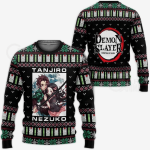 Demon Slayer Kimetsu No Yaiba Anime Kamado Tanjiro Nezuko Ugly Sweater – Perfect Gift for Fans!