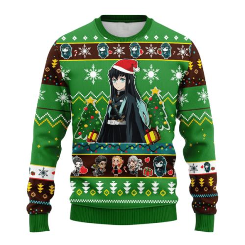 Muichiro Tokito Ugly Sweater – Demon Slayer Anime Gift for Fans
