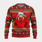 Get Festive with Inuyasha Anime 7 Ugly Sweater Gifts – Perfect for Fans!