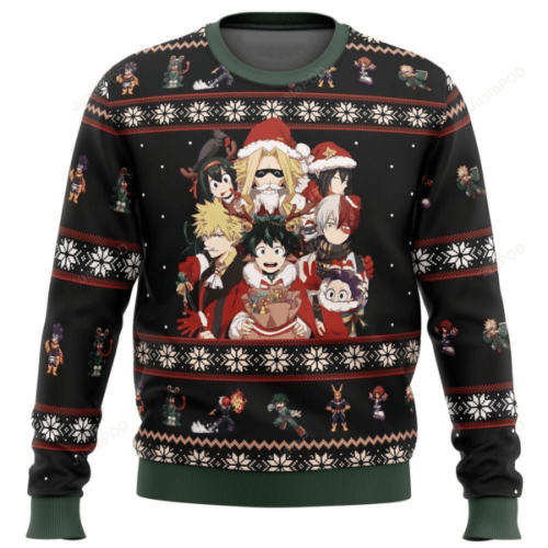 My Hero Academia Anime Ugly Sweater – Boku No Holiday 15 Gifts