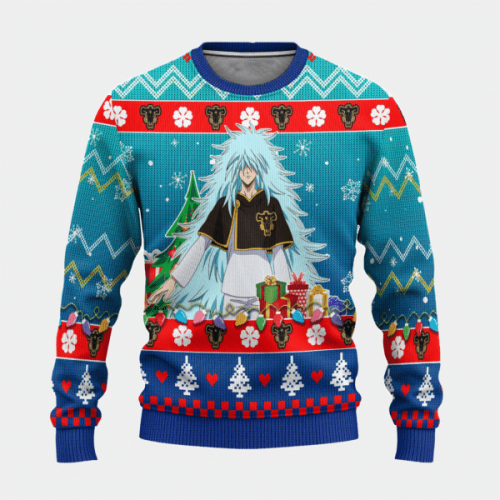 Black Clover Anime Henry Legolant Ugly Sweater – Perfect Gift for Fans