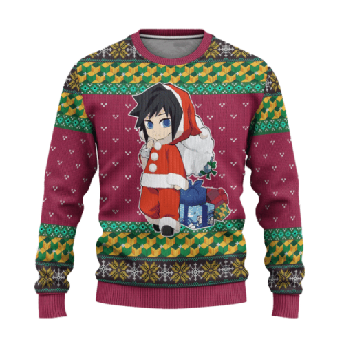 Demon Slayer Giyu Tomioka 14 Ugly Sweater – Perfect Anime Gift for Fans