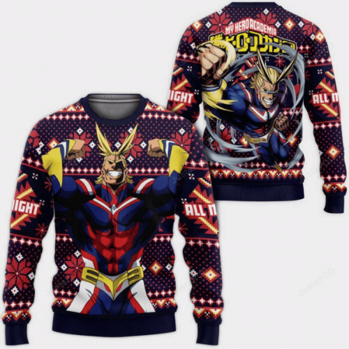 All Might Ugly Sweater: Perfect My Hero Academia Anime Gift for Fans