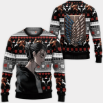 Attack On Titan Anime Eren Ugly Sweater: Perfect Gift for AOT Fans!