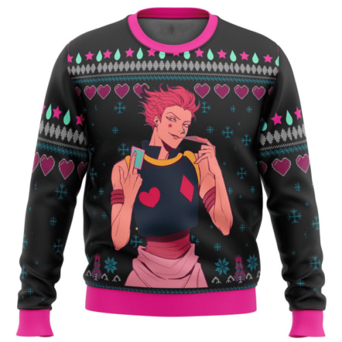 Get Festive with Hunter X Hunter Anime Hisoka 1 Ugly Sweater – Perfect Gifts for Fans!