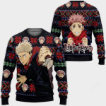 Jujutsu Kaisen Anime Yuji Itadori 9 Ugly Sweater Gifts – Perfect Jujutsu Kaisen Anime Fan Ugly Sweater!