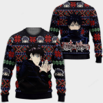 Jujutsu Kaisen Anime Megumi Fushiguro Ugly Sweater – Perfect Gifts for Fans!