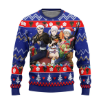 Get Stylish with Black Clover Anime Ugly Sweater Gifts – Perfect for Fans!