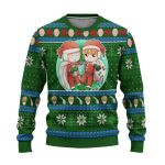 Genos x Saitama Ugly Sweater Gifts: One Punch Man Anime Fan Ugly Sweater