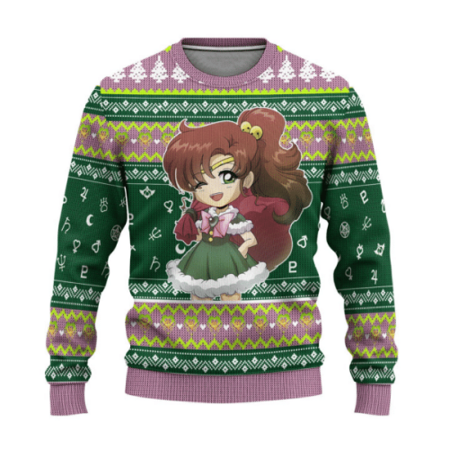 Sailor Moon Anime Sailor Jupiter 8 Ugly Sweater Gifts – Perfect Sailor Moon Anime Gift for Fans!