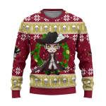One Piece Anime Dracule Mihawk Ugly Sweater: Perfect Gift for Fans