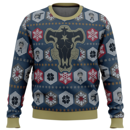 Black Clover Anime Asta 9 Ugly Sweater Gifts – Perfect for Fans of Black Clover Anime