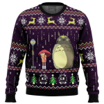 Get Cozy with My Neighbor Totoro Anime 2 Ugly Sweater Gifts – Perfect Fan Gift!