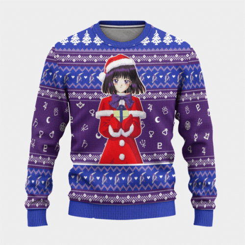 Sailor Moon Anime Sailor Saturn Ugly Sweater: Perfect Gift for Fans!