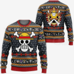 Shop the One Piece Anime Straw Hat Pirate Ugly Sweater – Perfect Gift for Fans!