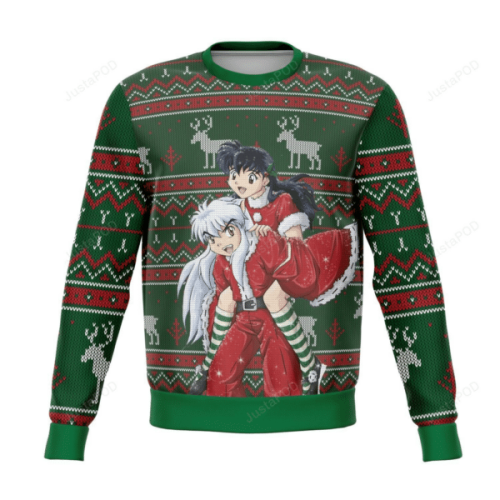 Inuyasha Anime Kagome 9 Ugly Sweater Gifts – Perfect for Inuyasha Fans!