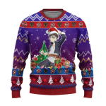 Get Stylish with Black Clover Anime Asta 11 Ugly Sweater – Perfect Gift for Fans!