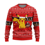 Pokemon Anime Pikachu 64 Ugly Sweater – Perfect Gifts for Pokemon Anime Fans!