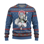 Unique Demon Slayer Kimetsu No Yaiba Anime Akaza Ugly Sweater – Perfect Gift for Fan