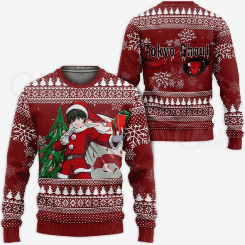 Tokyo Ghoul Ken Kaneki Ugly Sweater – Perfect Anime Gift for Fans!