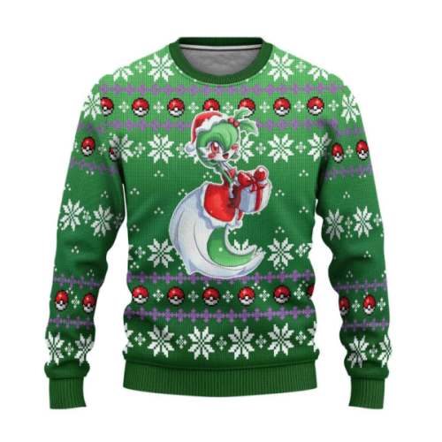 Pokemon Anime Gardevoir 24 Ugly Sweater Gifts – Perfect Pokemon Fan Ugly Sweater