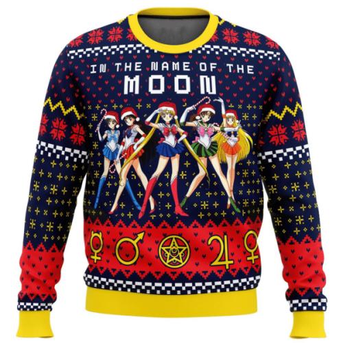Sailor Moon Anime 7 Ugly Sweater Gifts – Perfect Sailor Moon Anime Fan Ugly Sweater