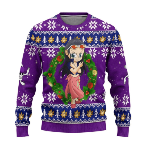 Nico Robin Ugly Sweater: Perfect One Piece Anime Gift for Fans – 22 Unique Designs