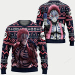 Get Your Demon Slayer Kimetsu No Yaiba Akaza 29 Ugly Sweater – Perfect Anime Gift for Fans!
