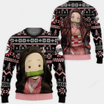 Kimetsu No Yaiba Nezuko Ugly Sweater – Perfect Anime Gift for Demon Slayer Fans!