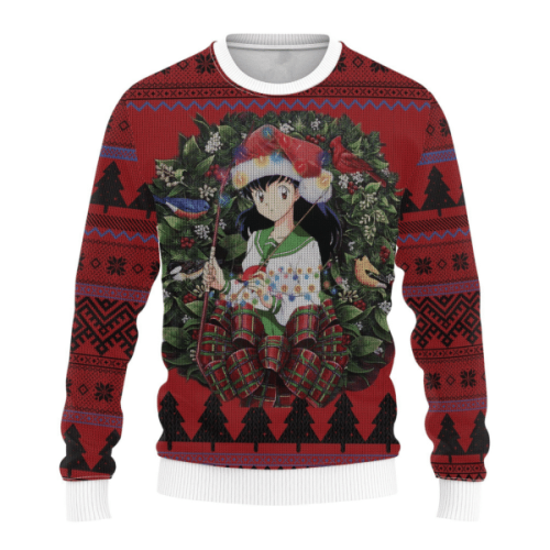Inuyasha Anime Kagome 10 Ugly Sweater Gifts – Perfect for Fans!