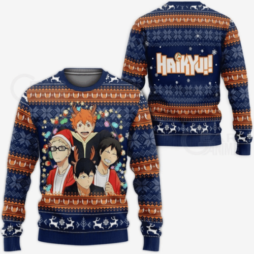 Haikyuu Anime 1 Ugly Sweater – Perfect Gift for Haikyuu Anime Fans!