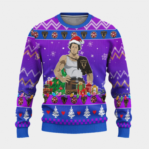 Black Clover Anime Sukehiro Yami 19 Ugly Sweater – Perfect Gift for Fans!