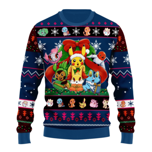 Pokemon Anime 36 Ugly Sweater – Perfect Gift for Pokemon Fans!