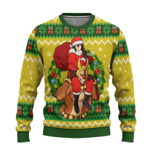 My Hero Academia Anime Aizawa Ugly Sweater: Perfect Gift for Fans
