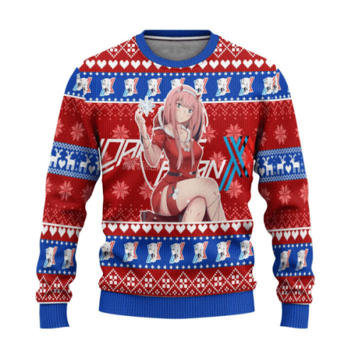 Darling In The Franxx Anime Zero Two Ugly Sweater – Perfect Gift for Fans!