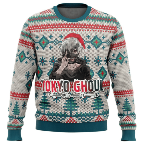 Tokyo Ghoul Anime Ugly Sweater Gifts – Perfect for Fans! Shop Now