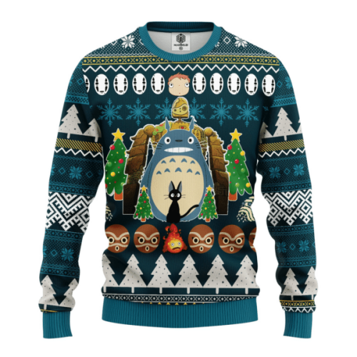 My Neighbor Totoro Anime Ugly Sweater Gifts – Perfect for Fans!